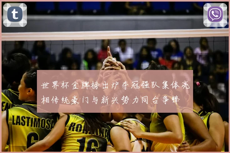 世界杯金牌榜出炉夺冠强队集体亮相传统豪门与新兴势力同台争锋