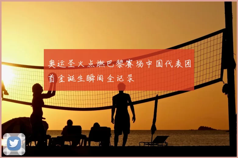 奥运圣火点燃巴黎赛场中国代表团首金诞生瞬间全记录